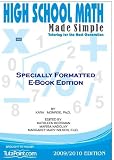 High School Math Made Simple