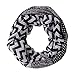 Pop Fashion Women's Multi Pattern Chevron Infinity Scarf with Square Dots