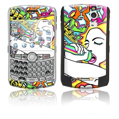 Pop Star Design Protective Skin Decal Sticker for Blackberry Curve 8350i Cell Phones Pop Star Design Protective Skin Decal Sticker for Blackberry Curve 8350i Cell Phones