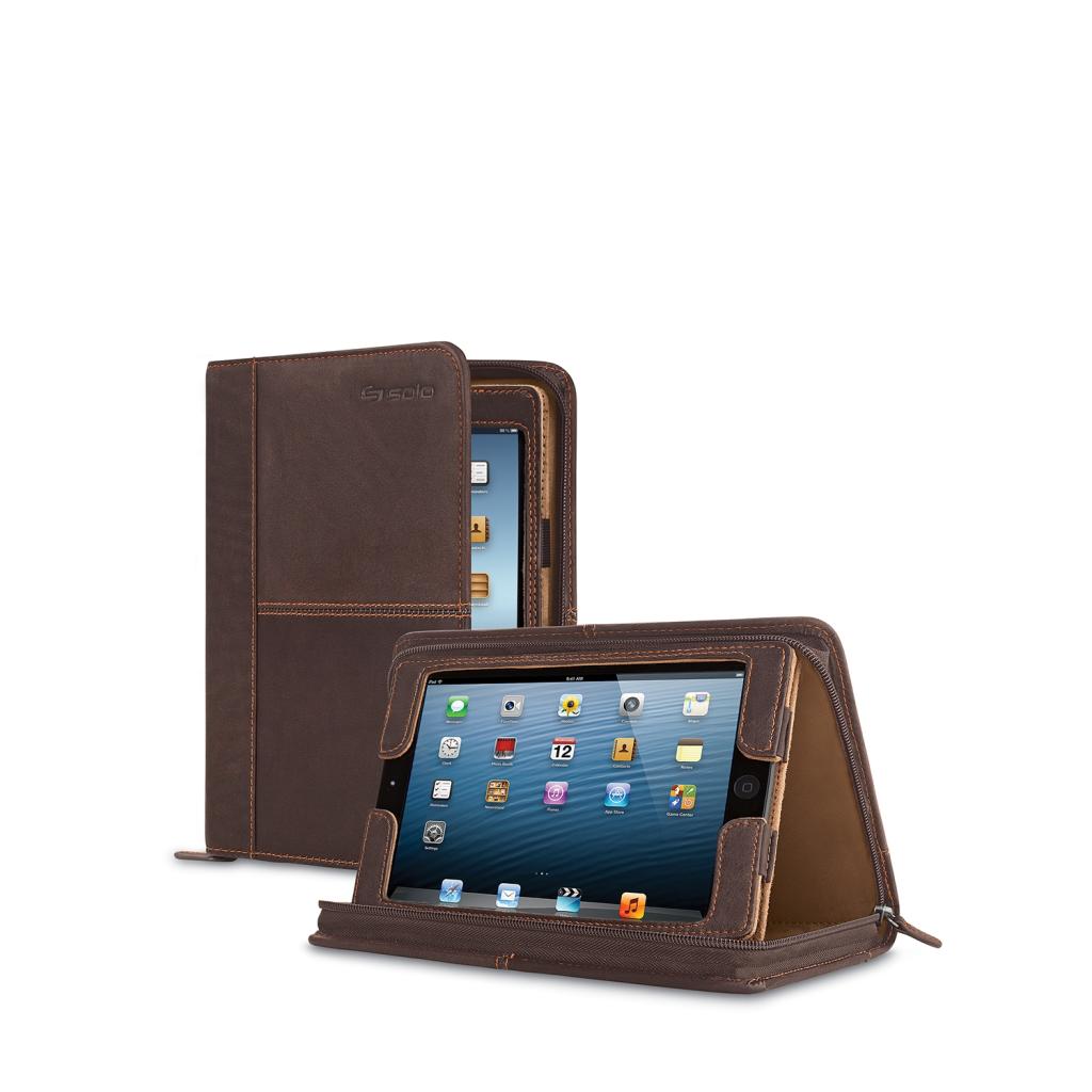 Solo Vintage Collection Leather Case for iPad mini with Note Pad
