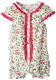 Absorba Baby-Girls Newborn Floral Creeper