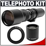Phoenix 500mm Telephoto Lens with 2x Teleconverter (=1000mm) for Olympus Evolt E-30, E-410, E-420, E-450, E-510, E-520, E-620, E-1, E-3 Digital SLR Cameras