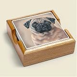 ABSORBASTONE COASTERS * PUG PUGS