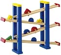 Eichhorn 100002027 - Holz Rollbahn inklusive 8 Elementen, 51x37 cm