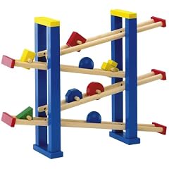 Eichhorn 100002027 - Holz Rollbahn inklusive 8 Elementen, 51x37 cm