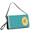 Om Mani Mantra with Lotus Symbol Buddha Clutch Bag