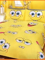 CharacterWorld Spongebob Expressions Rotary Duvet Set, Double