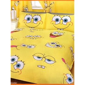 Character World Spongebob Expressions Double Rotary Duvet Set