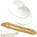 Cable Chains Gold Plated 18" 36Pcs