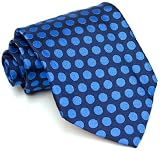 Paul Smith Blue Polka Dot Necktie PS-TIES-05