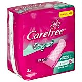 Carefree To Go Pantiliners, Scented with Baking Soda 22 pantiliners (Pack of 18)