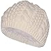 TrailHeads Ponytail Hat | Cable Knit Winter Beanie for Women - Wintry White