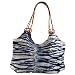 Alma de Anil Indigo Dyed White Leather Strap Hobo Bag