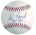 Lou Brock Autographed Baseball with HOF 1985 Inscription