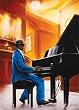 The Piano Player - Art Poster (Artist: Magrini) (Size: 24" x 36")