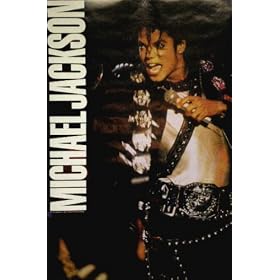 Michael Jackson ~Rare Classic Vintage Poster Print ~ Approx 24 X 36 Inches