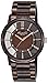 Kenneth Cole New York Men's KC9047 Transparent Clear Brown Ion-Plating Round Watch