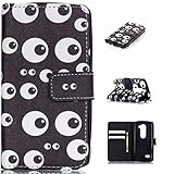 UNEXTATI LG Leon / Tribute 2 ケース 高級 PUレザー 手帳型ケース 液晶保護 カバー カード収納 LG Leon / Tribute2 用 Case Cover (ブラッ