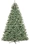 7-1/2-Foot Pre-Lit Diamond Fir with Frosted Pinecones, Sticks & Berries