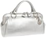 Anne Klein New York New York Women's Thompson Metal Clutch,Silver,one size