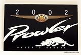 2002 Chrysler Prowler Owners Manual Guide Book
