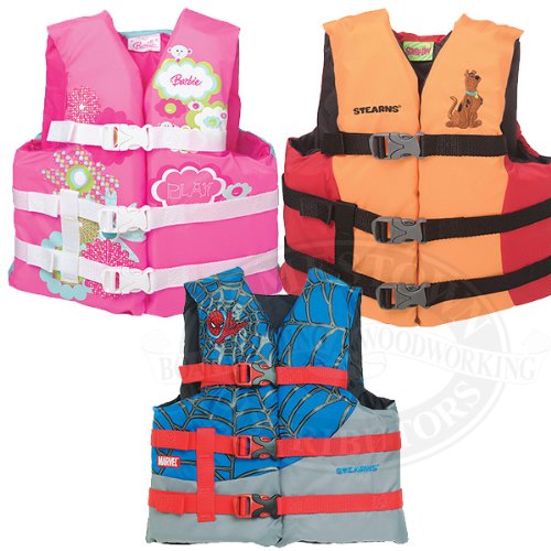 Stearns Child/Youth Watersports Vests STE-3040SIL Child 30-50 lbs Silver