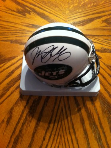 MARK SANCHEZ SIGNED AUTOGRAPHED NEW YORK JETS MINI HELMET Coa