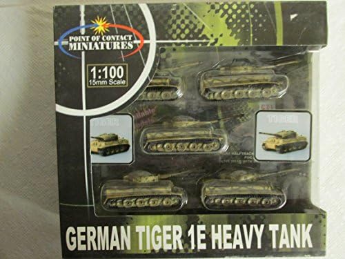 German Tiger 1E Heavy Tanks (5) Dunkelgelb - Green Stripes