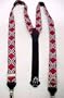 Confederate Flag Print Suspenders Braces Rebel Dixie