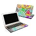 PQC Design Protector Skin Decal Sticker for Apple MacBook Pro 17 inch (Original, SEPARATE TRACKPAD button)