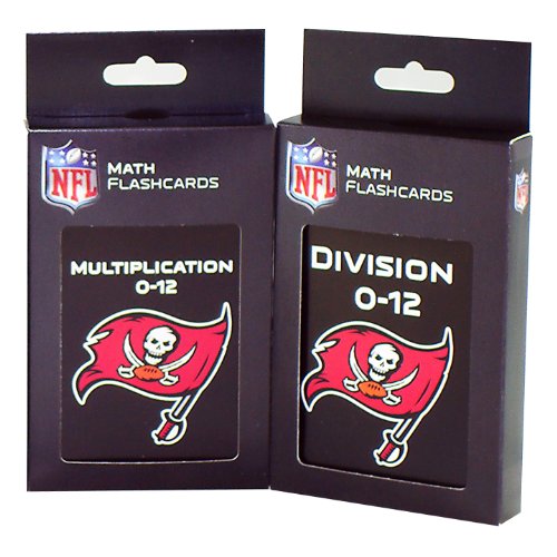 NFL Tampa Bay Buccaneers Multiplication and Division Flash Cards