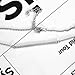 Beauniq Sterling Silver Bar Pendant Necklace, 16 Inches-18 Inches