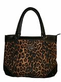 WOMEN'S JESSICA SIMPSON LARGE COMPUTOR/TOTE HANDBAG (LEOPARD)