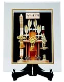 破魔弓 額飾り アクリル額太刀付 (高さ41～50cm）