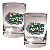 Florida Gators NCAA 2pc Rocks Glass Set