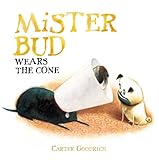 Mister Bud wears the cone