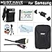 Must Have Accessory Kit For Samsung WB30F, MV800 MultiView Digital Camera Includes Extended Replacement (1000 maH) BP-70A Battery + Ac/Dc Travel Charger + Micro HDMI Cable + Deluxe Case + Mini Tabletop Tripod + Screen Protectors + More