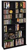 Atlantic Oskar 38435491 544 CD/276 DVD/BluRay/Games Wood Cabinet