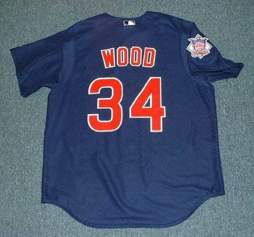 KERRY WOOD Chicago Cubs AUTHENTIC Majestic BP Jersey, XL