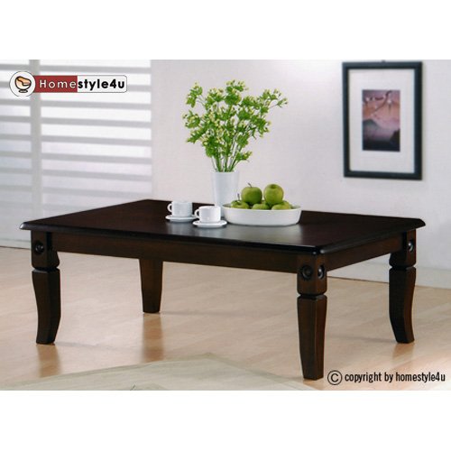 Design Couchtisch Wohnzimmertisch TV Tisch Beistelltisch japanisch dunkelbraun