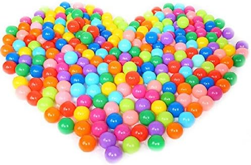 Honory 200pcs Colorful Ball Fun Ball Soft Plastic Ocean Ball Baby Kid Toy Swim Pit Toy