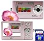 SVP DC-12DX-Pink 12MP Max Thinnest DIGITAL CAMERA VIDEO w/ SOUND! (SVP 16GB SDHC Memory Card Included)