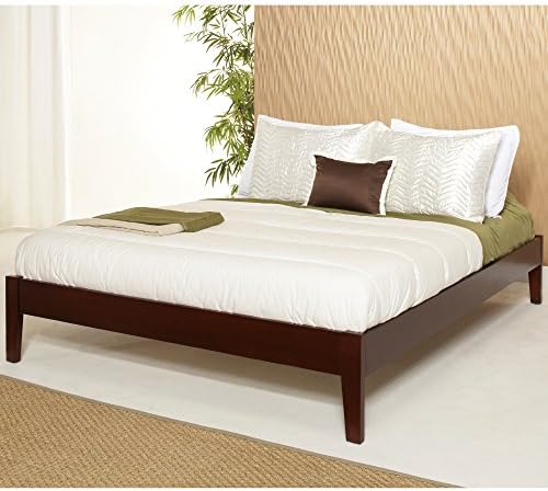 Metro Shop Tapered-Leg Full-Size Mahogany Platform Bed