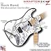 Chrome Drip on White WraptorSkinz Skin fits Rock Band Stratocaster Guitar for Nintendo Wii, XBOX 360, PS2 & PS3 (GUITAR NOT INCLUDED)