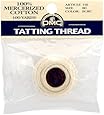 DMC 19J-E Brilliant Tatting Cotton Packaged, 100-Yard, Size 80, Ecru