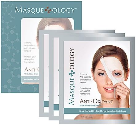 Masque*ology Anti-Oxidant Masque With Rice Bran Extract 3 Masks x 1.06 oz