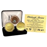 Pittsburgh Pirates 24Kt Gold And Infield Dirt 3 Coin Set