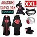 Costume cosplay Naruto Uchiha Itachi - Akatsuki Cape (XXL) + Uchiha Itachi Akatsuki Anneau + Uchiha 