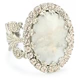Sorrelli Snow Bunny Neutral Crystal Border Ova