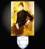 Lady in Black by Cassatt Decorative Night Light